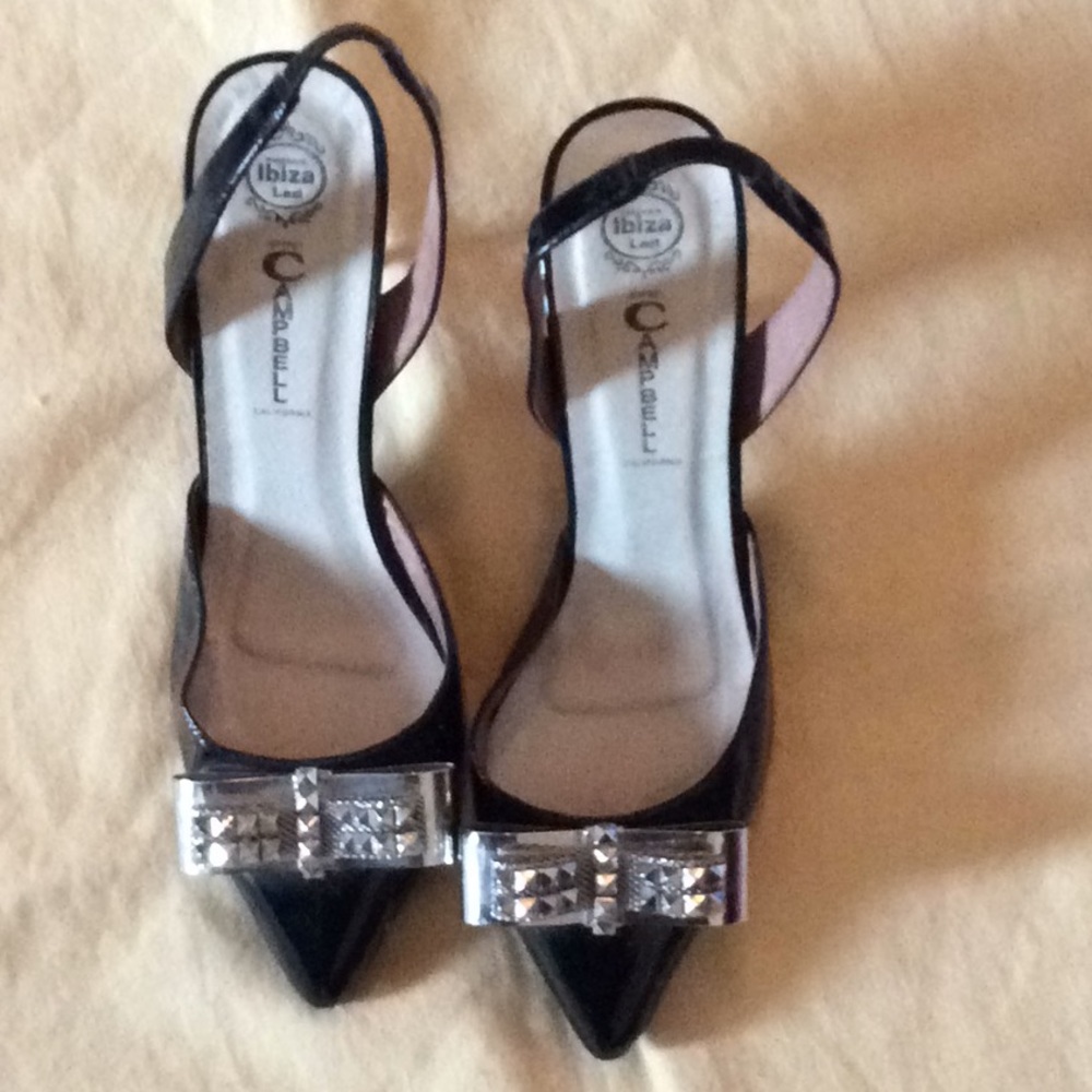 Jeffrey Campbell kitten heel sandals
